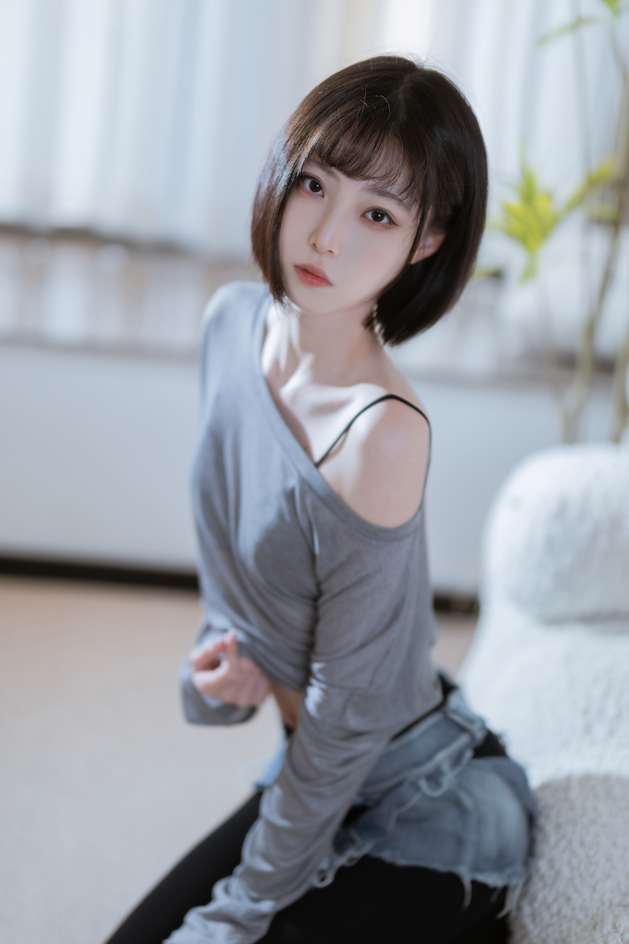 图片[1]-许岚LAN – NO.027 半透毛衣[40P]-XikXak